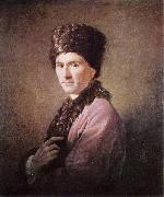 Allan Ramsay Portrat des Jean-Jacques Rousseau painting